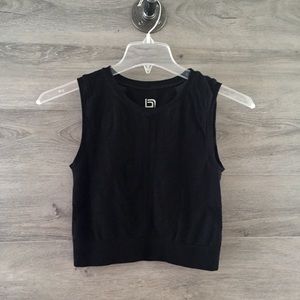 Blanc Noir Athletic Crop Top